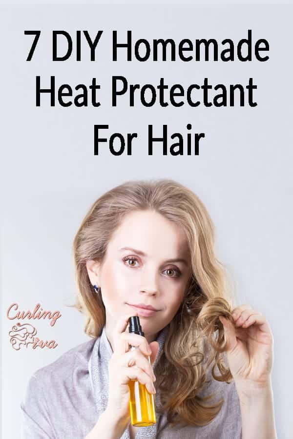 PIN for 7 DIY Homemade Heat Protectant For Hair