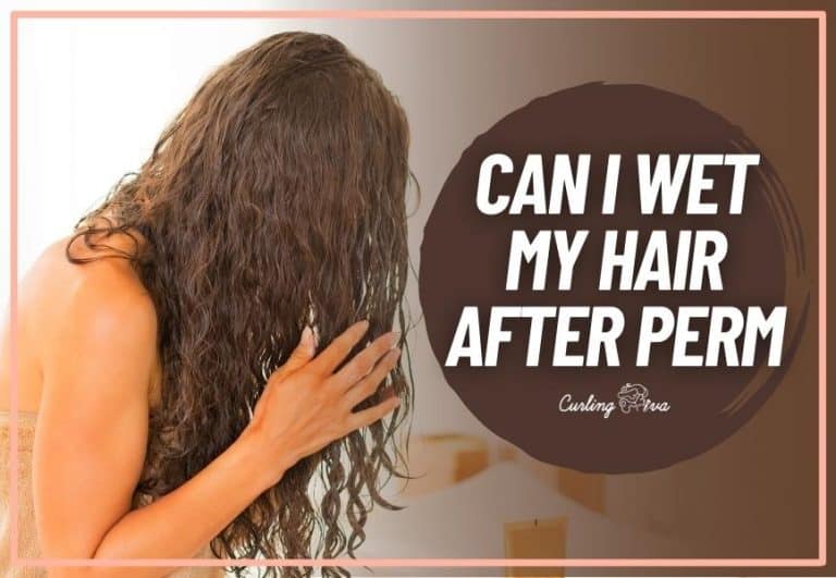 Can i wet my hair after perm Curling Diva
