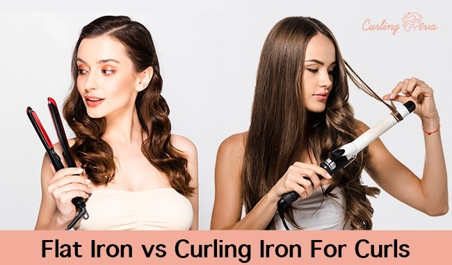 Straightener vs shop curling iron