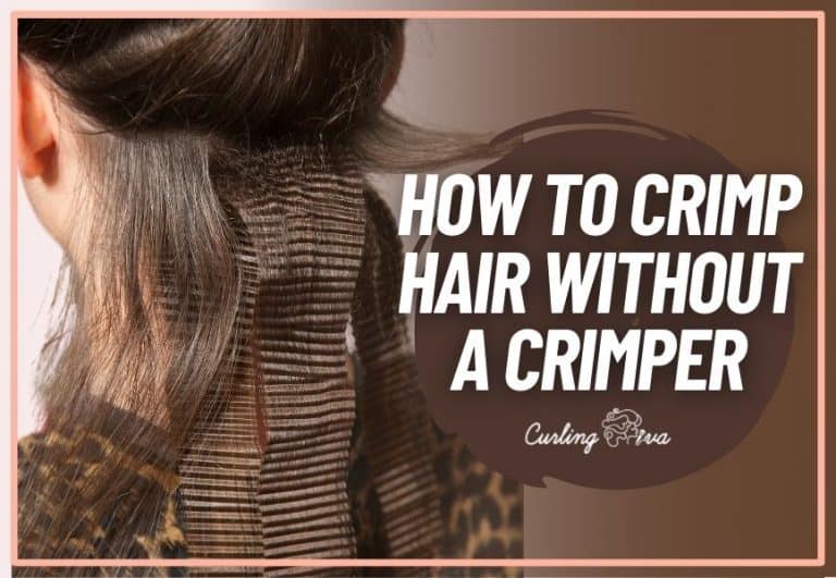 How to crimp hair without a crimper