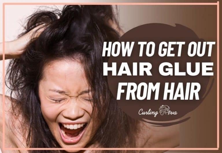 How to get out hair glue from hair