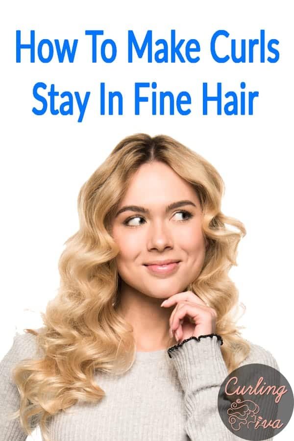 PIN for How to make curls stay in fine hair