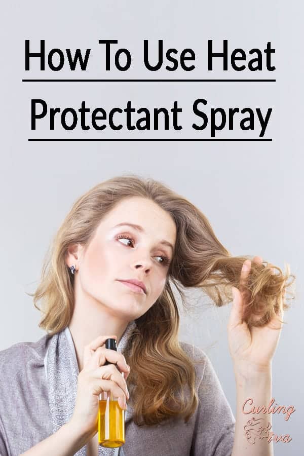 PIN for How To Use Heat Protectant Spray