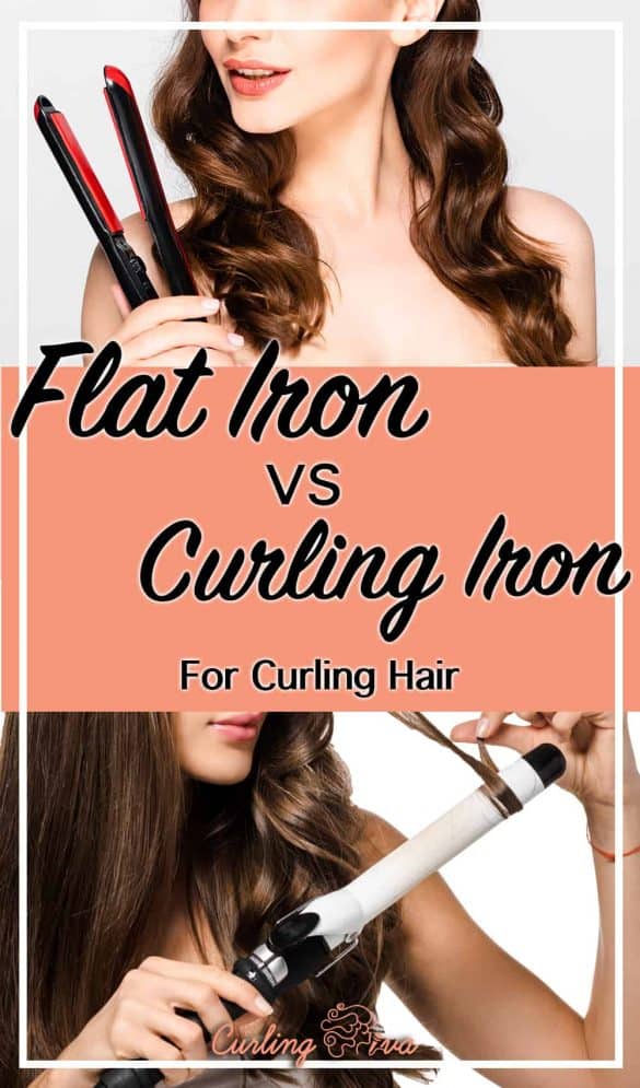 Curling Hair with Flat Iron vs Curling Iron Curling Diva