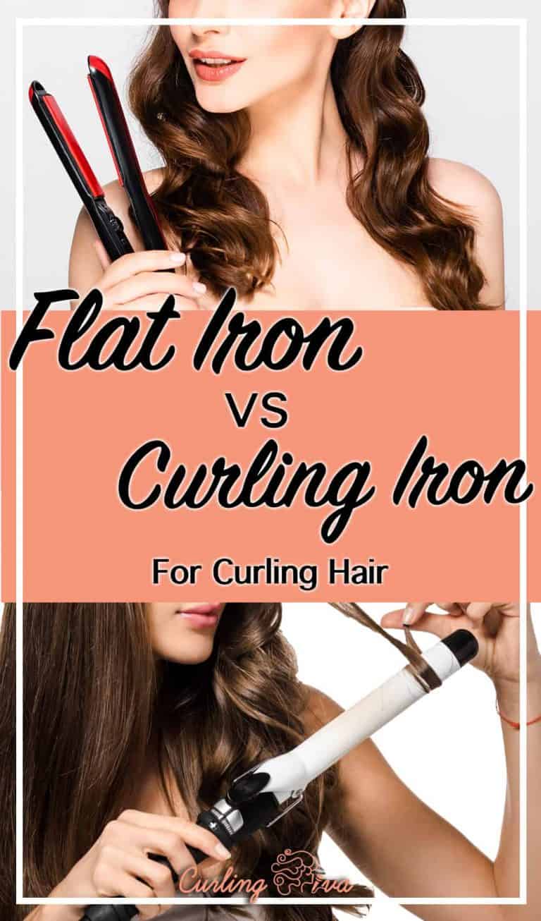 Curling Hair with Flat Iron vs Curling Iron Curling Diva