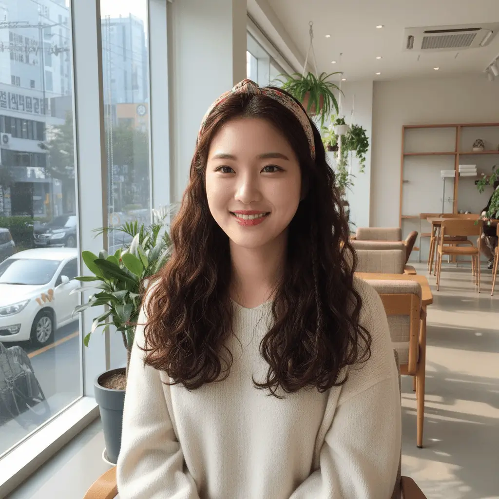 The Korean Hippie Perm hairstyle with Retro Vibes