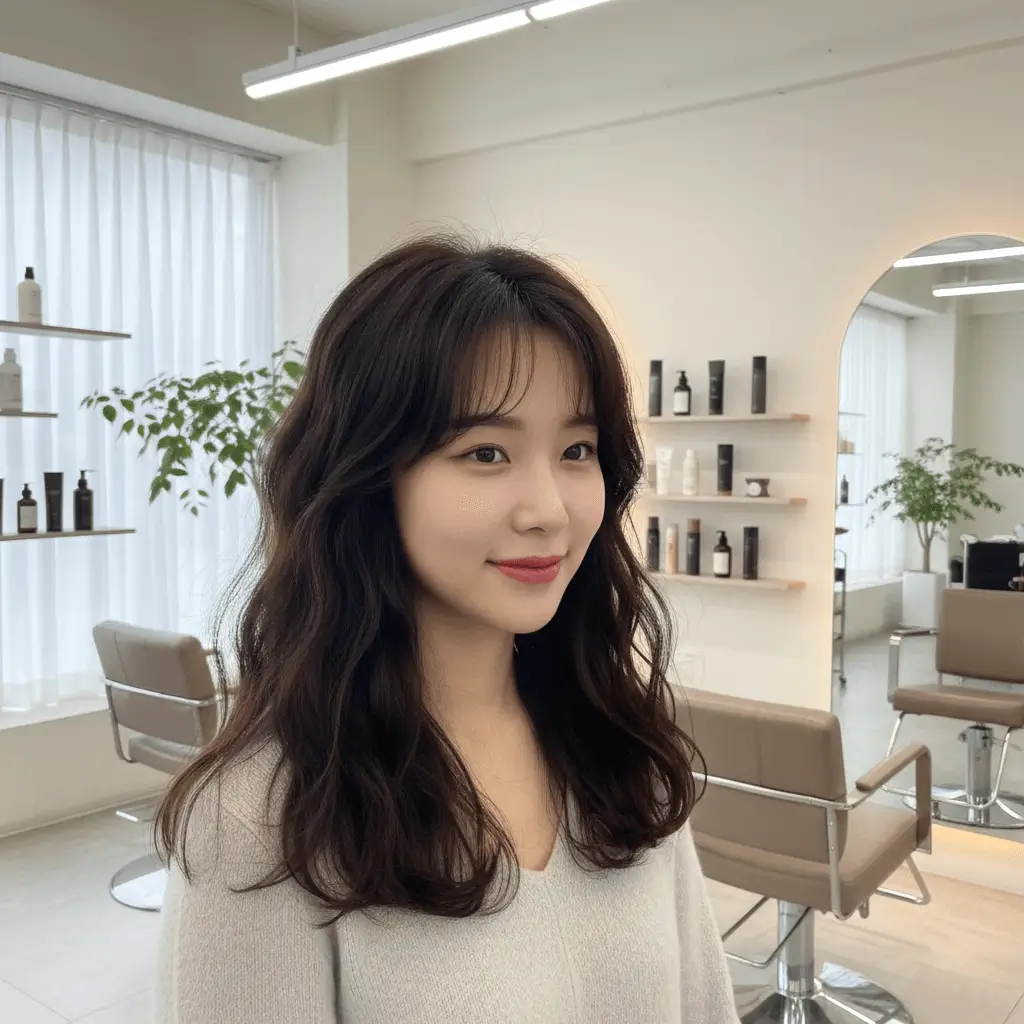 The Korean Root Perm hairstyle for women to give that volume boost