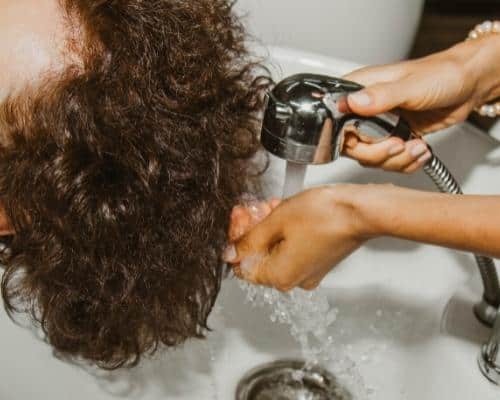 Washing hair after a perm myth