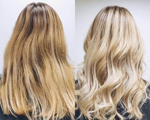 balayage on light hair – Curling Diva