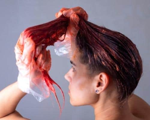 red hair dye