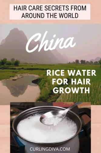 hair care secrets from around the world - China using rice water for hair growth