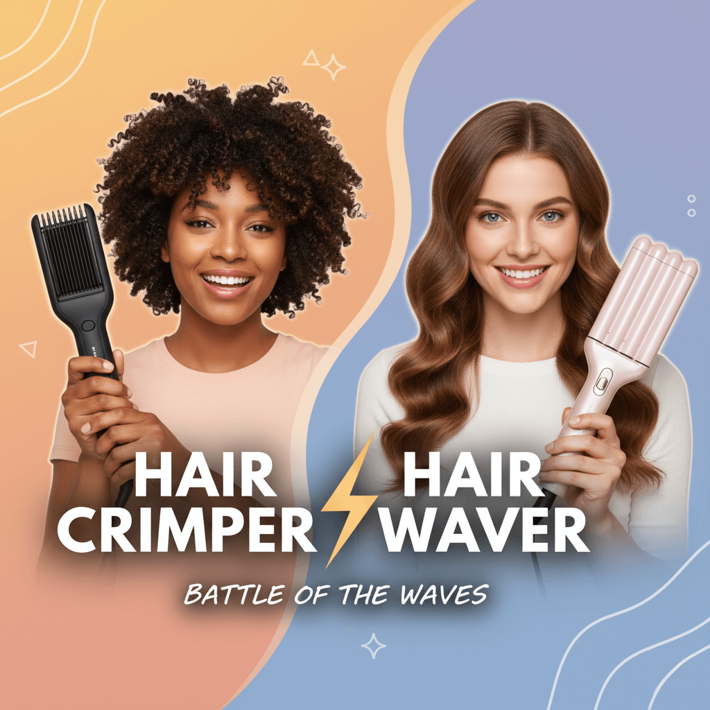 The Ultimate Guide to Hair Crimpers & Wavers: From 90s Nostalgia to Viral TikTok Trends – Curling Diva hair crimper vs hair waver – Curling Diva