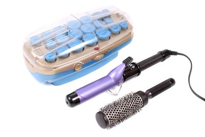 hot rollers set with other curling tools – Curling Diva