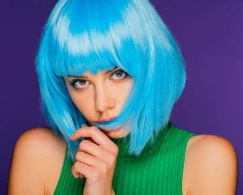 How to cover up blue hair dye