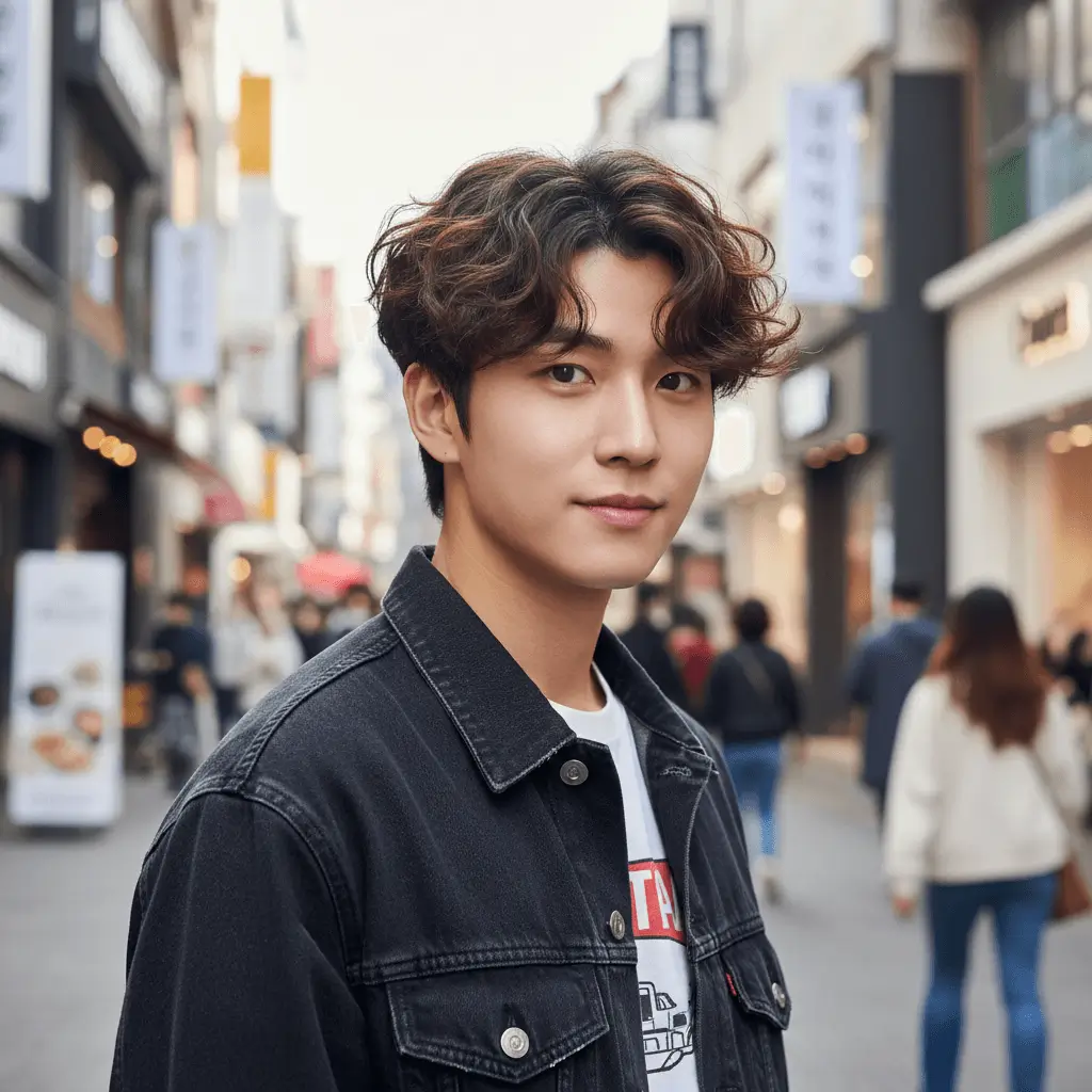 The Korean Hairstyle Spin Swallow for Men