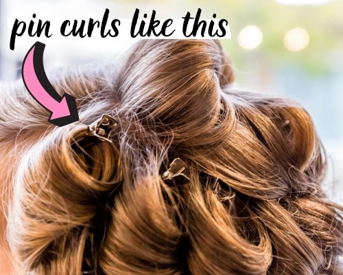 pin curls to set – Curling Diva