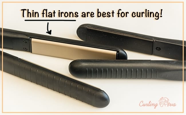 thin flat irons for curling – Curling Diva